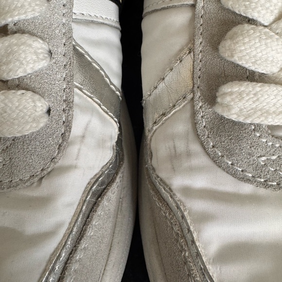 Roberto Cavalli Sport White and Silver Athletic Shoes - Picture 4 of 13